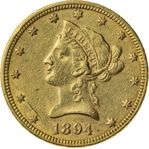 10 dolarów, 1894, (Filadelfia)