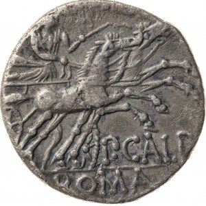 srebrny denar, 133 r. p.n.e., P. Calpunius, Republika Rzymska
