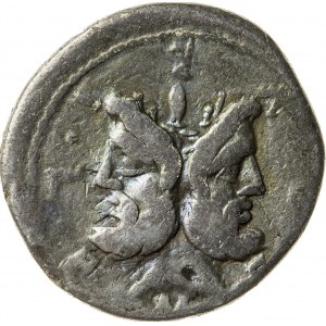 srebrny denar, 119 r. p.n.e., M. Furius L. f(ilius) Philus, Republika Rzymska