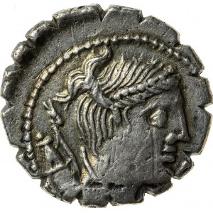 srebrny denar, 79 r. p.n.e., Ti. Claudius Ti. f(ilius), Republika Rzymska