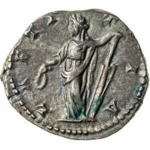 srebrny denarius wybity między 196-202 r., Julia Domna, żona Septymiusza Sewera (193-211), Cesarstwo Rzymskie