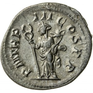 srebrny antoninian wybity między 244-247 r., Filip I (244-249), Cesarstwo Rzymskie