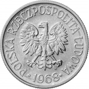 50 groszy, 1968, aluminium, R