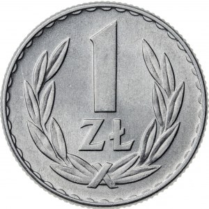 1 zł, 1949, aluminium