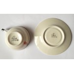 ĆMIELÓW. Porcelain tea service Caprice for 5 persons.
