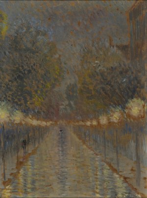 DIETRICH Henryk (1889-1948) - Planty w Krakowie
