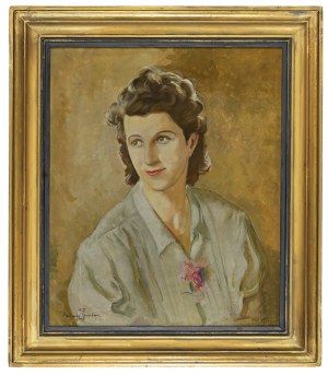 GRABARZ Antoni (1904-1965) - Portret kobiety; 1948.