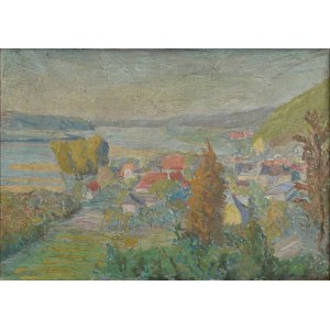 HACIEWICZ-STAWICKA Kalina (1918-2012) - Landschaft (Kazimierz Dolny?)