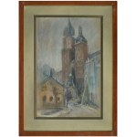 MITARSKI Wilhelm (1879-1923) - Cracovia: Chiesa di Santa Maria; 1920