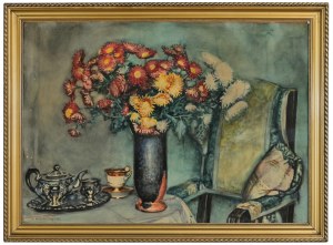 RUPNIEWSKI Jerzy (1886-1950) - Martwa natura (pracownia artysty); lata 30-te XX w.