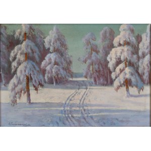 TOMASZEWSKI Henryk (1914-2005) - Pejzaż zimowy