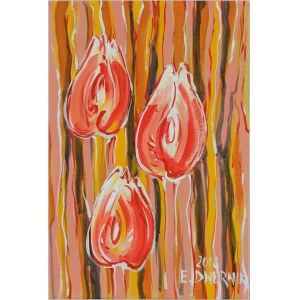 DWURNIK Edward (1943-2018) - Trzy tulipany. 2018
