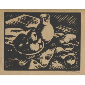 DADLEZ Paul (1904-1940) - Zátišie s džbánom. Drevoryt
