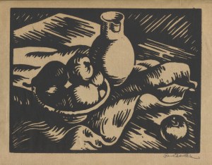 DADLEZ Paweł (1904-1940) - Martwa natura z dzbankiem. Drzeworyt
