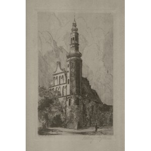 Sager Otto (1870-1937) [BYDGOSZCZ] - Klarissenkirche. (Kościół klarysek); pocz. XX w. Akwaforta