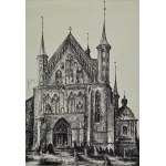 Kulikowski Jan (1914-1995) [FROMBORK] - Frombork: katedra. Autolitografia