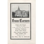 [KUDOWA-ZDRÓJ] Bad Kudowa: Wohnungs Anzeiger. 1928