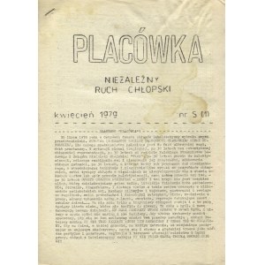 PLACÓWKA. [R. 1], 1979, nr 5 (1)