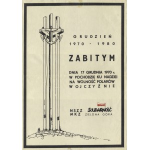 [PLAKAT] Grudzień 1970-1980