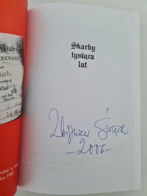 WYWIĘCH Zbigniew - SKARDS OF THE THOUSAND YEARS AUTOGRAPH