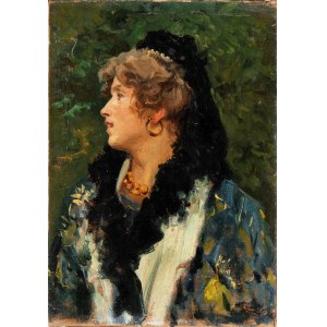CESARE TIRATELLI (Roma 1964-1933), Portrait of a young peasant