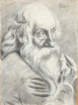 VINCENZO GEMITO (Napoli 1852-1929), Self-portrait