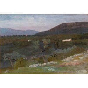 NORBERTO PAZZINI (Verucchio 1856-1937), Capuchin monks at Subiaco, 1916