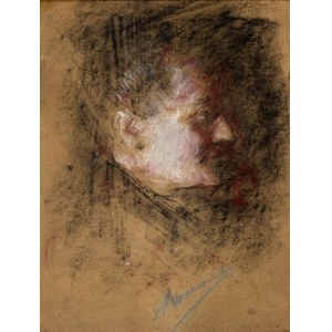 ANTONIO MANCINI (Roma 1852-1930), Female portrait