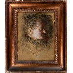 ANTONIO MANCINI (Roma 1852-1930), Female portrait