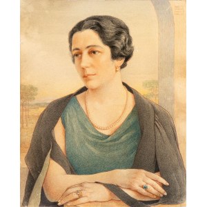 BORIS GEORGIEV (Varna 1888-Roma 1962), Female portrait, 1934