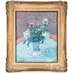 PIETRO MARUSSIG (Trieste 1879-Pavia 1937), Vase with flowers, 1916