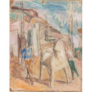 FERRUCCIO FERRAZZI (Roma 1891-1978), Sketch for the painting Toro Legato, 1927