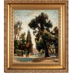 ROMEO COSTETTI (Reggio Emilia 1874-1957), Villa Borghese in Rome, 1930