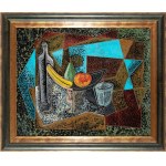 PIPPO ORIANI (Turín 1909 - Rím 1972), Zátišie s ovocím, 1935/38