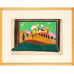 GIGI CHESSA (Torino 1898-1935), Study for theatrical scenography, 1930s