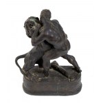 RENATO MARINO MAZZACURATI (Galliera 1907-Parma 1969), Heracles and Nemean lion, First half of XX century