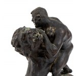 RENATO MARINO MAZZACURATI (Galliera 1907-Parma 1969), Heracles and Nemean lion, First half of XX century