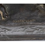 RENATO MARINO MAZZACURATI (Galliera 1907-Parma 1969), Heracles and Nemean lion, First half of XX century