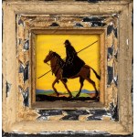 ENEA ANTONELLI (Cervia 1887-Marino Laziale 1951), Kovboj, konec 20. let 20. století
