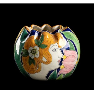 EGISTO FANTECHI (Sesto Fiorentino X-1933), Ceramic vase, First quarter of the 20th century