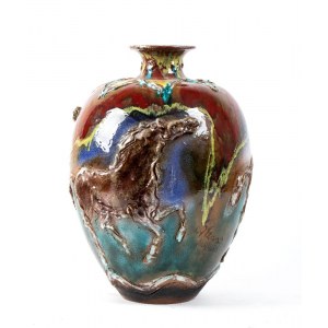 UMBERTO GHERSI (Albissola 1913-1983), Vase, 1976