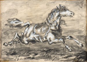 GIORGIO DE CHIRICO (Volo 1888-Roma 1978), Horse, Late 1960