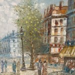 UNIDENTIFIED SIGNATURE, Parisian scene