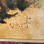 UNIDENTIFIED SIGNATURE, Woman with umbrella