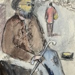 Bruno Triscino, Street with Characters - Bruno Triscino