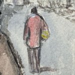 Bruno Triscino, Street with Characters - Bruno Triscino
