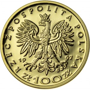 100 zł, 1997, Stefan Batory, Au900, 8g, III RP