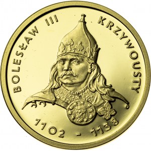 100 zł, 2001, Bolesław III Krzywousty, Au900, 8g, III RP