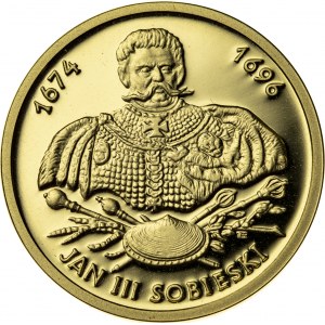 100 zł, 2001, Jan III Sobieski, Au900, 8g, III RP