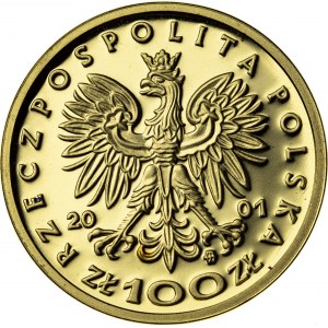 100 zł, 2001, Jan III Sobieski, Au900, 8g, III RP